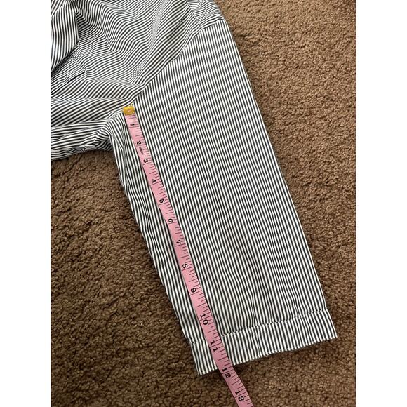 Caulfield Preparatory striped long 3/4 sleeve chore coat size 3 - Picture 7 of 8